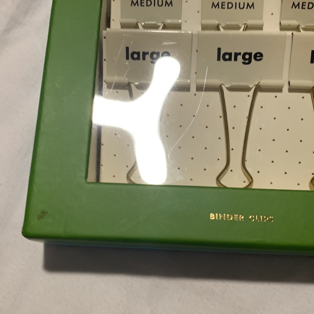 Kate Spade ♠️ Binder Clip Set - Picture 8 of 11